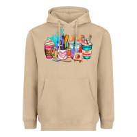 Mushroom art teacher coffee cup Heavyweight Hoodie - AdoDesignShop