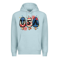 Blue Mist usa popsicles Premium Hoodie - MaliasSmallBusiness
