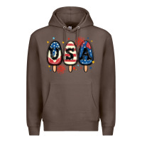 Coffee usa popsicles Premium Hoodie - MaliasSmallBusiness