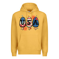 Mustard usa popsicles Premium Hoodie - MaliasSmallBusiness