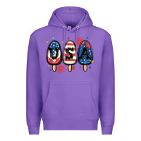 Purple usa popsicles Premium Hoodie - MaliasSmallBusiness