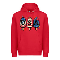 Red usa popsicles Premium Hoodie - MaliasSmallBusiness