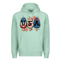 Seafoam usa popsicles Premium Hoodie - MaliasSmallBusiness