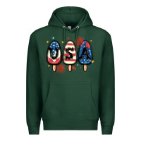 Sports Green usa popsicles Premium Hoodie - MaliasSmallBusiness