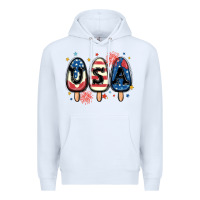 White usa popsicles Premium Hoodie - MaliasSmallBusiness