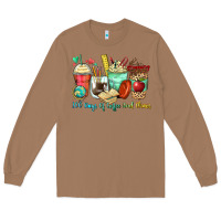 Toasted Coconut 100 days of coffee and chaos coffee cups Long Sleeve Tee - Zillion Design Studio