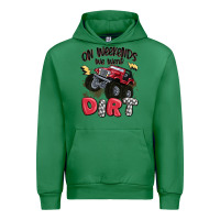 Emerald on weekends we wear dirt Urban Hoodie - MaliasSmallBusiness