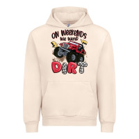 Sandshell on weekends we wear dirt Urban Hoodie - MaliasSmallBusiness