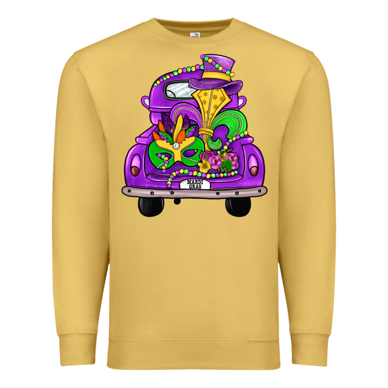Farm Truck, Mardi Gras Premium Sweatshirt by JahusDesignShop | Teevron