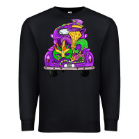 Black farm truck, mardi gras Premium Sweatshirt - JahusDesignShop