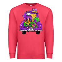 Cardinal farm truck, mardi gras Premium Sweatshirt - JahusDesignShop