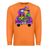 Carrot farm truck, mardi gras Premium Sweatshirt - JahusDesignShop