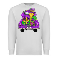 Dove Grey farm truck, mardi gras Premium Sweatshirt - JahusDesignShop