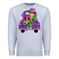 Heather Grey farm truck, mardi gras Premium Sweatshirt - JahusDesignShop