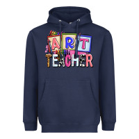 Navy art teacher Heavyweight Hoodie - AdoDesignShop