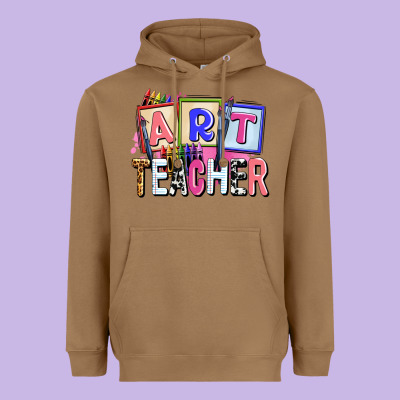 Art Teacher Heavyweight Hoodie Designed By Adodesignshop