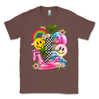 Chestnut summer smile face and beach vibes with rainbow tbw Classic Tee - texasbilliewilder