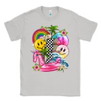 Moon Dust summer smile face and beach vibes with rainbow tbw Classic Tee - texasbilliewilder