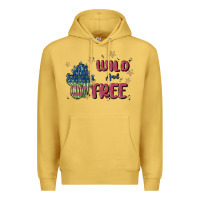 Antique Gold wild and free Premium Hoodie - MaliasSmallBusiness