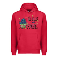 Cardinal wild and free Premium Hoodie - MaliasSmallBusiness