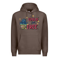 Coffee wild and free Premium Hoodie - MaliasSmallBusiness