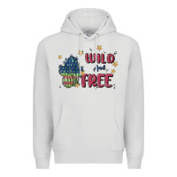 Dove Grey wild and free Premium Hoodie - MaliasSmallBusiness