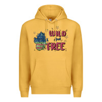 Mustard wild and free Premium Hoodie - MaliasSmallBusiness