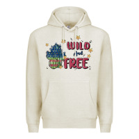 Oatmeal Heather wild and free Premium Hoodie - MaliasSmallBusiness