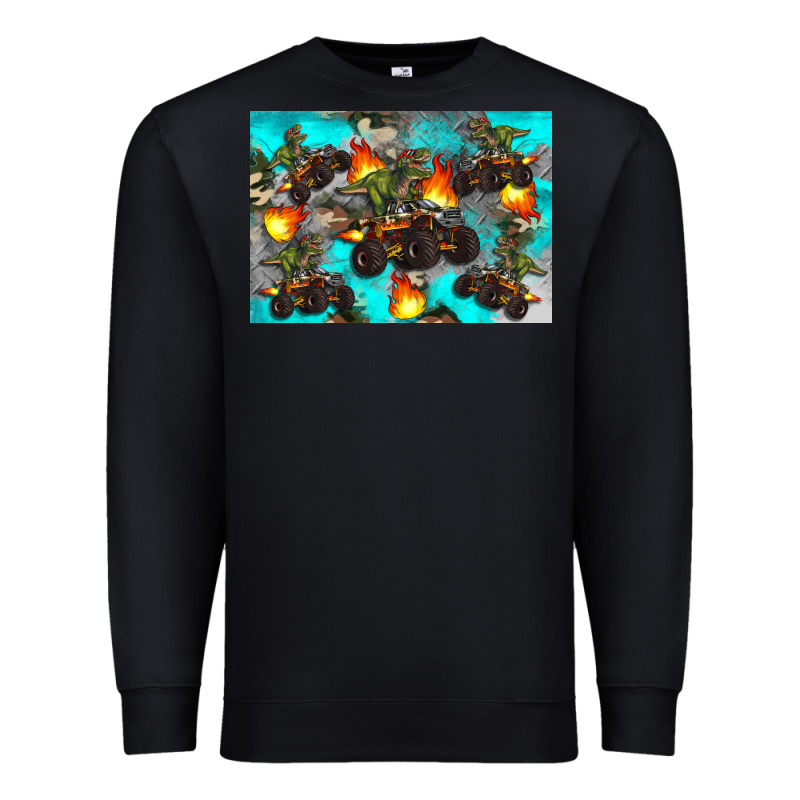 Dinosaur Monster Truck Premium Sweatshirt by Artiststas | Teevron