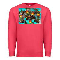 Cardinal Dinosaur monster truck Premium Sweatshirt - Artiststas