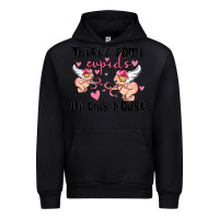 Black there's some cupid's in this house Urban Hoodie - MaliasSmallBusiness
