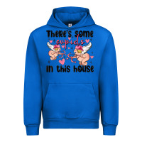 Cobalt there's some cupid's in this house Urban Hoodie - MaliasSmallBusiness