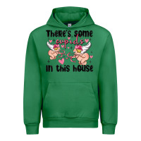 Emerald there's some cupid's in this house Urban Hoodie - MaliasSmallBusiness