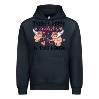 Navy there's some cupid's in this house Urban Hoodie - MaliasSmallBusiness