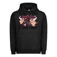 Pigment Black there's some cupid's in this house Urban Hoodie - MaliasSmallBusiness