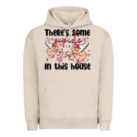 Pigment French Oak there's some cupid's in this house Urban Hoodie - MaliasSmallBusiness