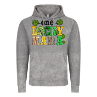 Cloud Rock one lucky mama Vintage Hoodie - AdoDesignShop