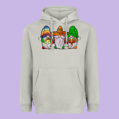 Mexican Gnomies Heavyweight Hoodie Designed By Jahusdesignshop
