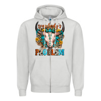 Dove Grey somebody's problem Zipper Hoodie - Zillion Design Studio