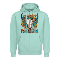 Seafoam somebody's problem Zipper Hoodie - Zillion Design Studio