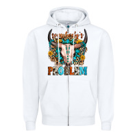 White somebody's problem Zipper Hoodie - Zillion Design Studio