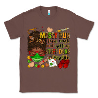 Chestnut messy bun face mask & getting stuff done  #nurselife Classic Tee - Zillion Design Studio