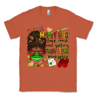 Copper messy bun face mask & getting stuff done  #nurselife Classic Tee - Zillion Design Studio