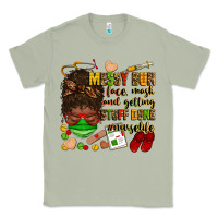 Matcha messy bun face mask & getting stuff done  #nurselife Classic Tee - Zillion Design Studio