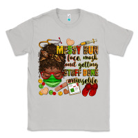 Moon Dust messy bun face mask & getting stuff done  #nurselife Classic Tee - Zillion Design Studio