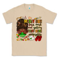 Mushroom messy bun face mask & getting stuff done  #nurselife Classic Tee - Zillion Design Studio