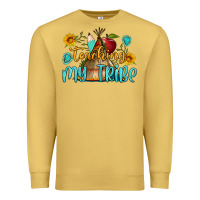 Antique Gold teaching my tribe Premium Sweatshirt - BundleAndBundleShop