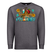 Charcoal Heather teaching my tribe Premium Sweatshirt - BundleAndBundleShop