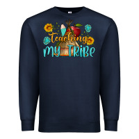 Navy teaching my tribe Premium Sweatshirt - BundleAndBundleShop