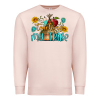 Pale Pink teaching my tribe Premium Sweatshirt - BundleAndBundleShop